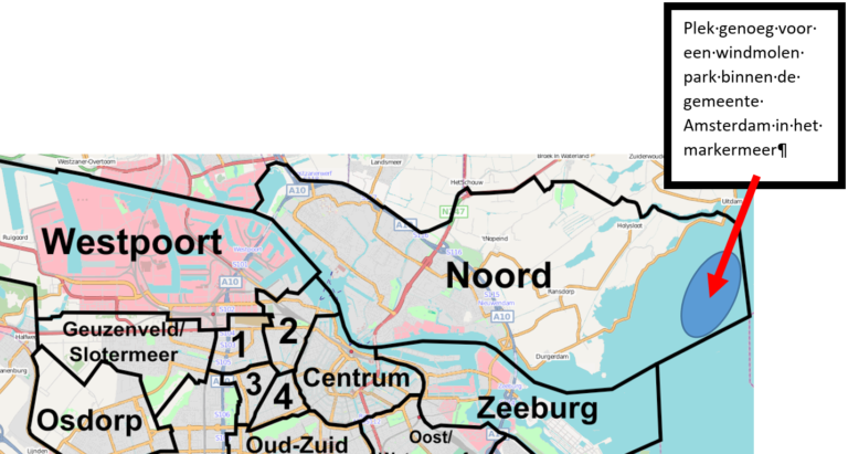 Wel of Geen Windmolens in IJburg