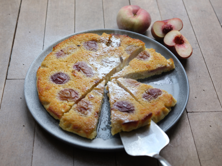 Recept: flaugnarde met perziken