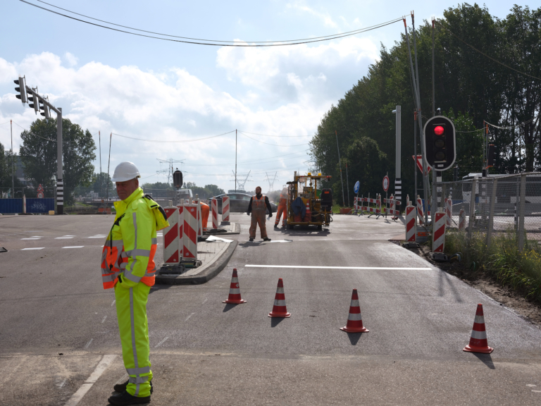 Nuonweg tijdelijk deels open vanwege werkzaamheden