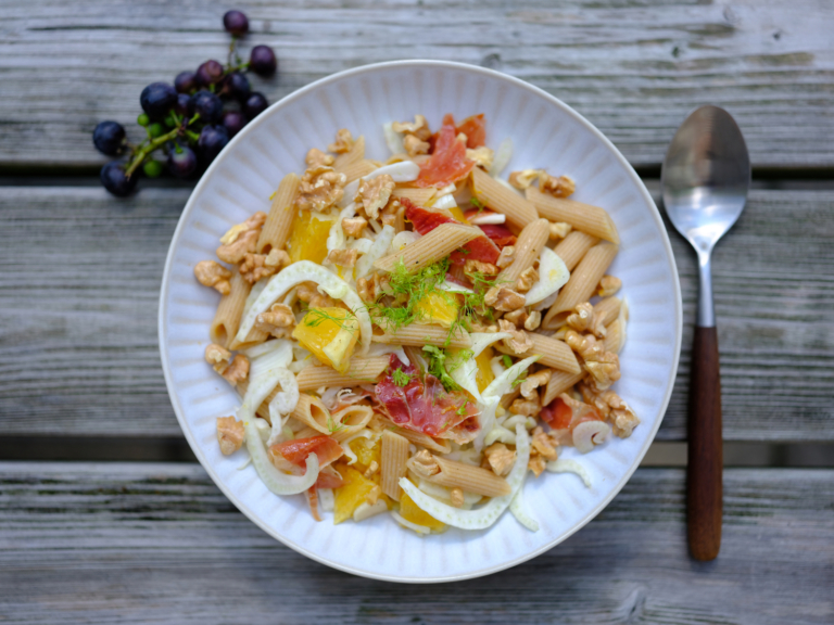 Recept: Pulpo en pastasalade