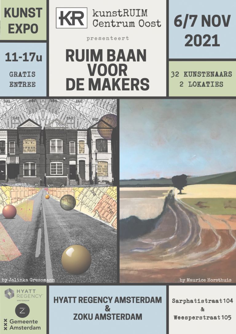 Grote expositie op 6 en 7 november in Centrum/Oost