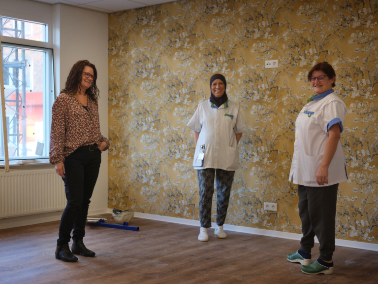 De studio’s: op jezelf in het verpleeghuis. ‘Een verrijking voor het Flevohuis en voor de buurt’