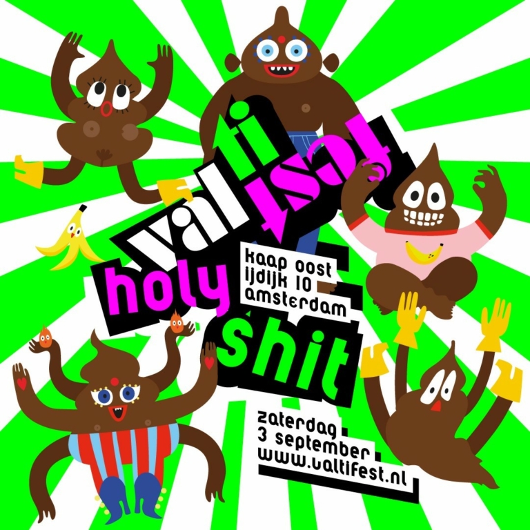 Valtifest op 3 september in Oost, thema Holy Shit
