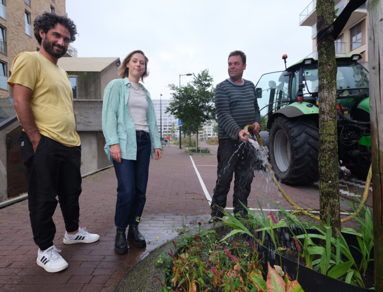 Boomparkjes in de Sportheldenbuurt: ‘Een parkgevoel in je eigen straat’