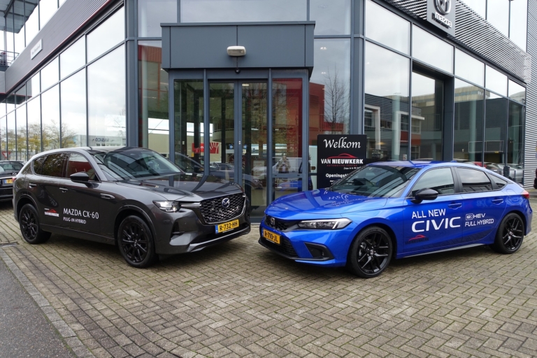 De nieuwe Honda Civic en Mazda CX-60 plug-in-hybride