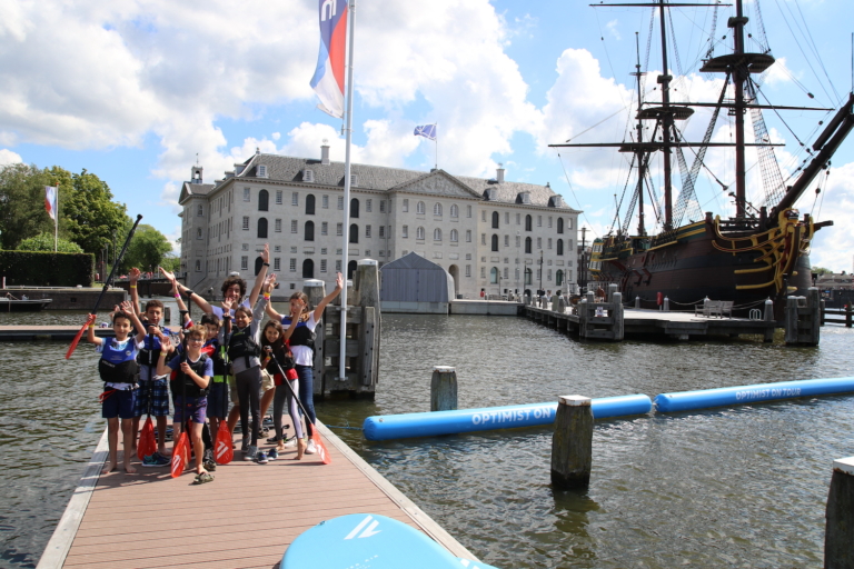 Optimist on Tour in Het Scheepvaartmuseum