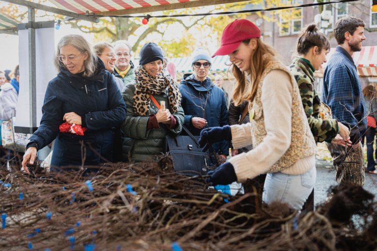 Amsterdammers kunnen een gratis boom ophalen