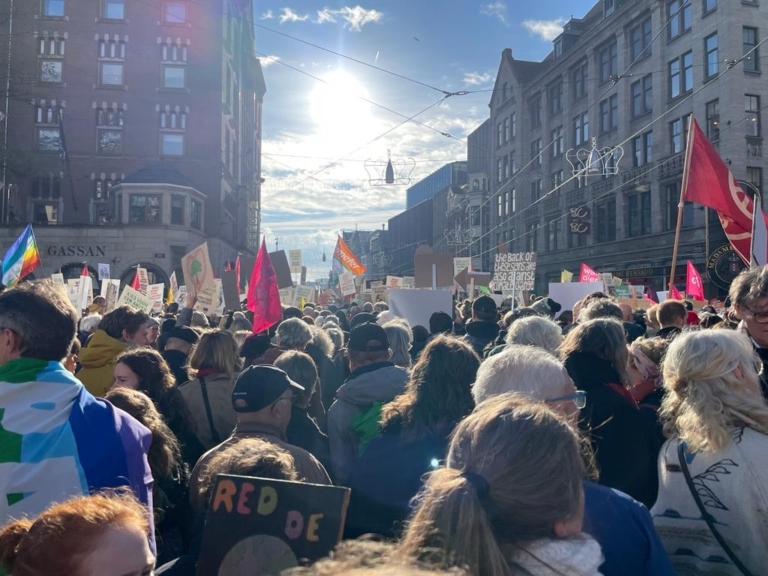 Vorig jaar recordaantal demonstraties in Amsterdam