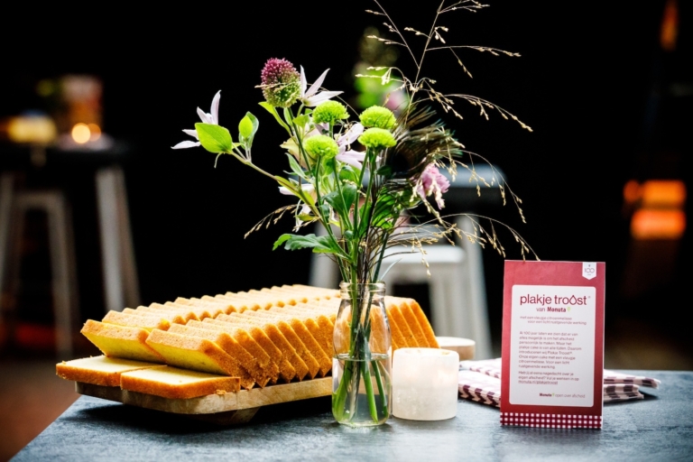Monuta lanceert nieuwe cake en campagne: praten over afscheid nemen