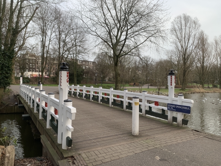 Een brug in de Brug: de Leonard Springerbrug
