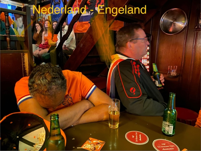 Nederland met 1-2 gestopt door Engeland, een verslag uit de buurt