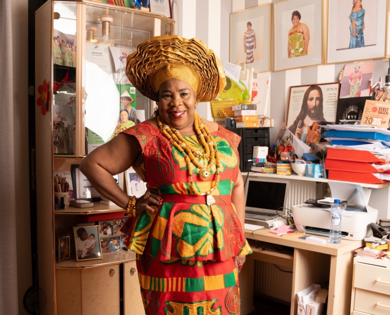 Veronica van de Kamp, Ghanese roots in Amsterdam